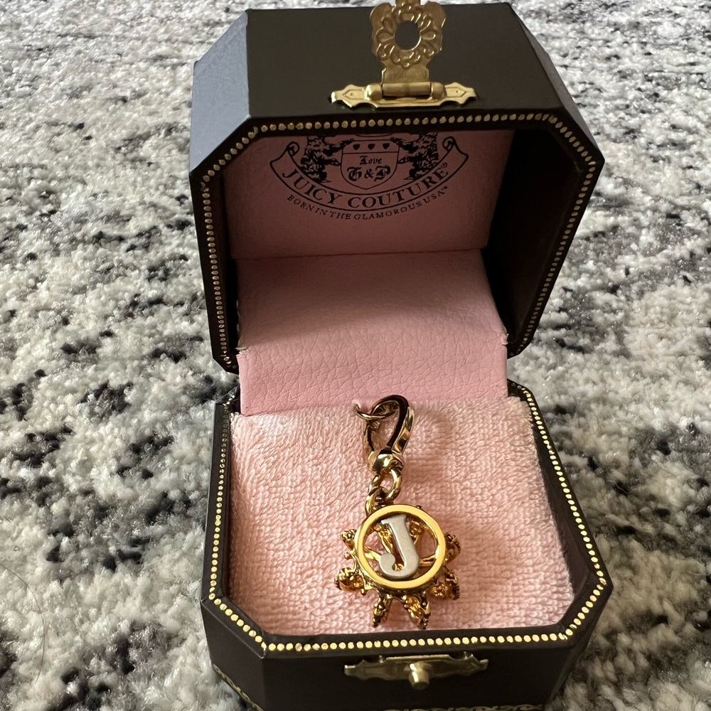Vintage Juicy Couture Gold Tone Crown Charm
